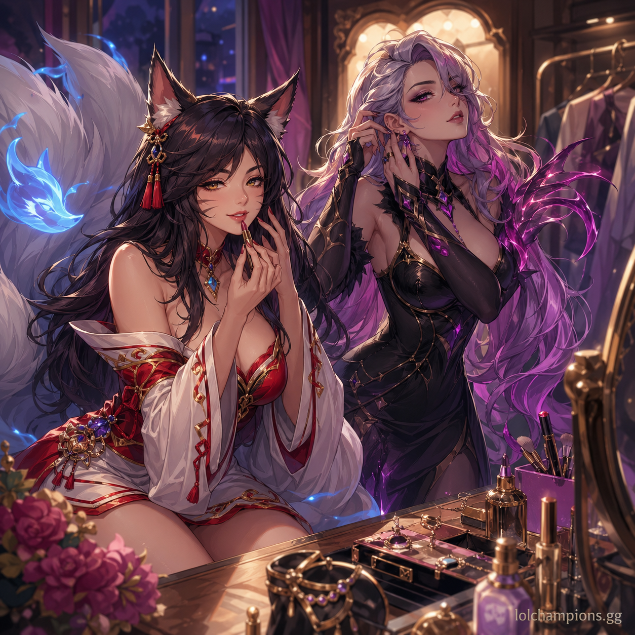 Ahri fan art for League of Legends