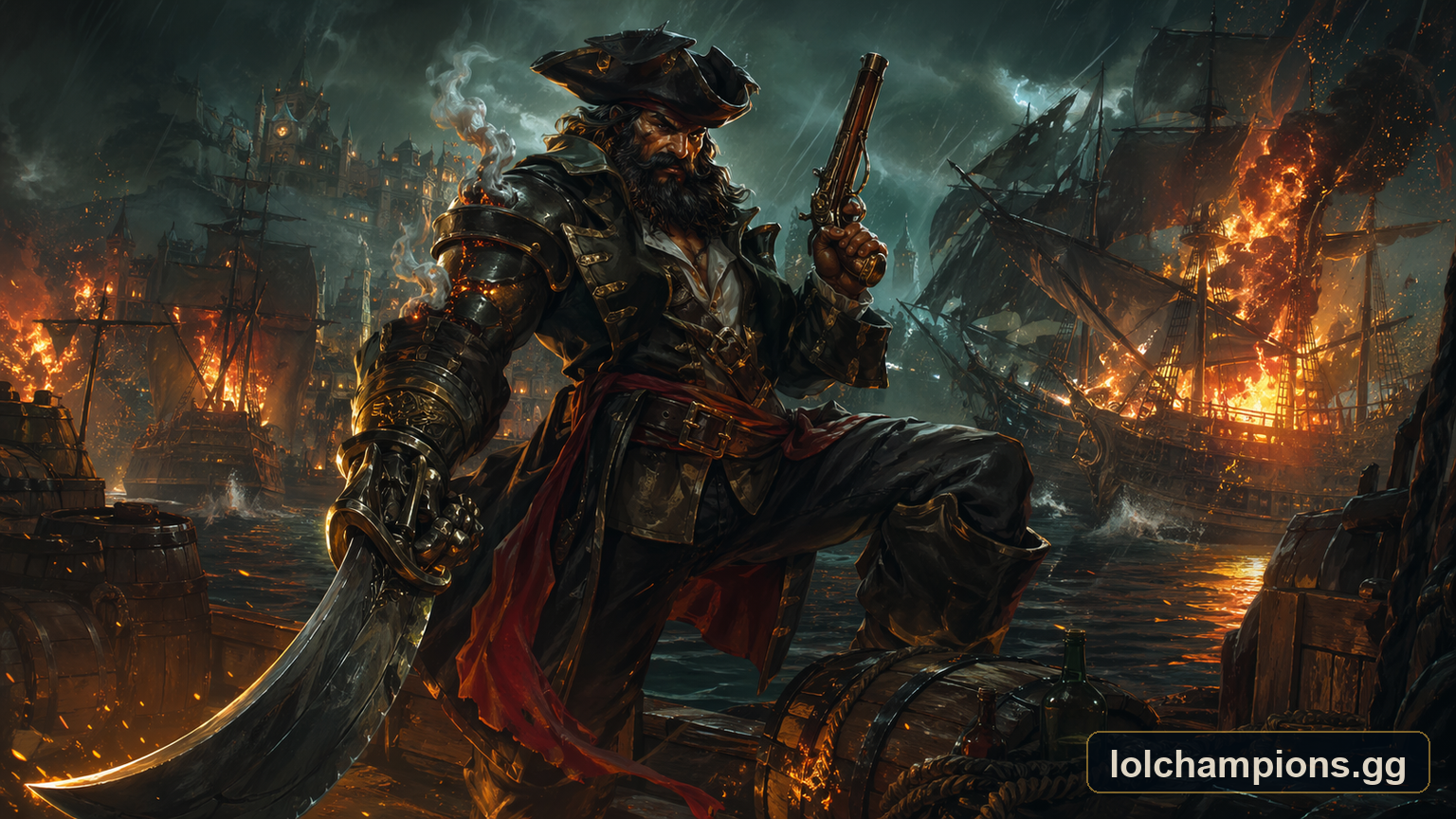 Gangplank Fan Art for League of Legends