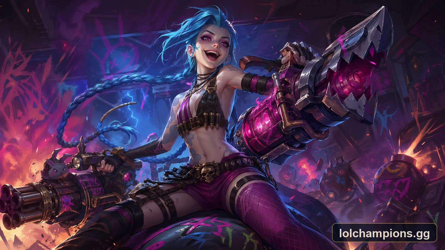Jinx Fan Art for League of Legends