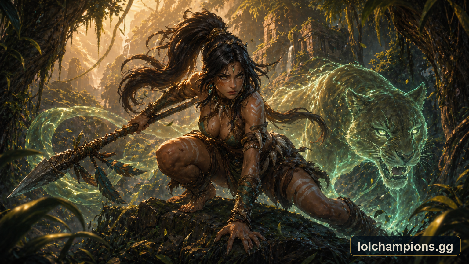 Nidalee Fan Art for League of Legends