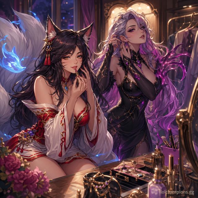 Ahri fan art for League of Legends