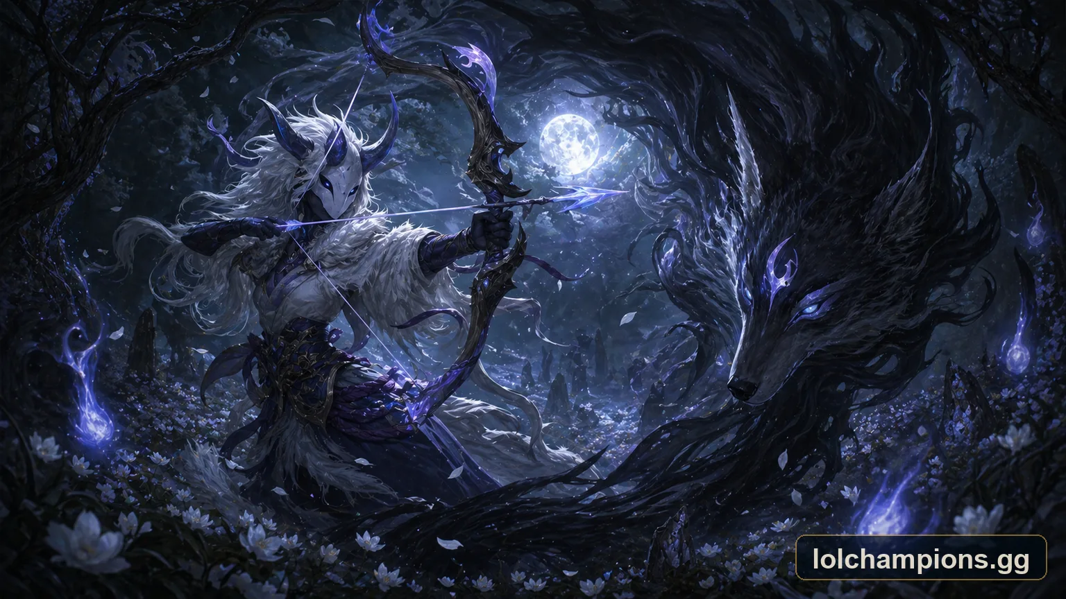 Kindred fan art by lolchampions.gg