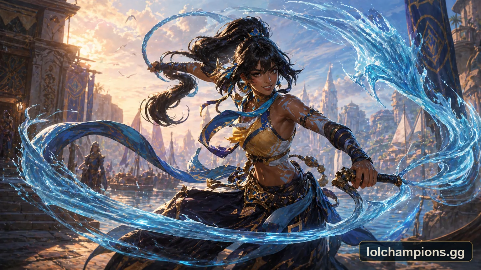 Nilah fan art by lolchampions.gg