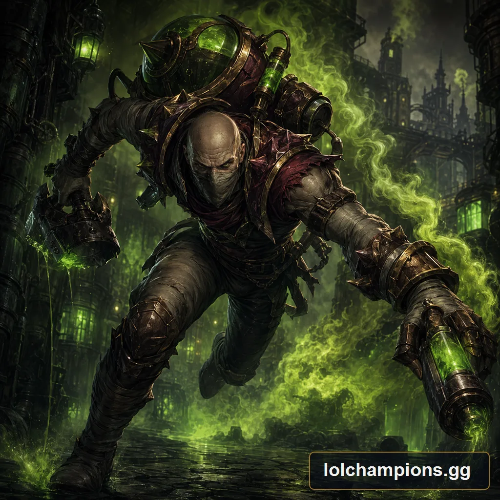 Singed Design Singed, the Mad Chemist — Abilities, Lore, Counters | lolchampions.gg